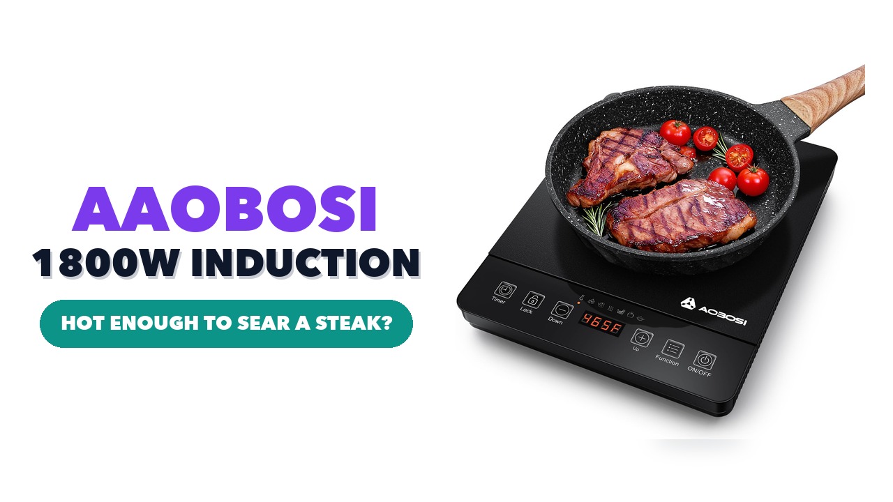 AAOBOSI C5-A 1800W portable induction cooktop in black