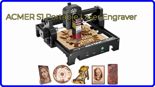 ACMER S1 compact desktop laser engraver