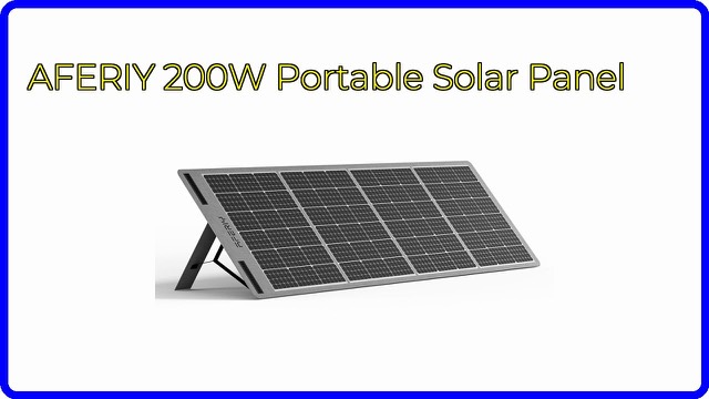AFERIY 200W foldable portable solar panel with kickstand