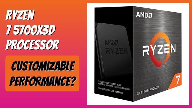 AMD Ryzen 7 5700X3D 8-core desktop processor for Socket AM4