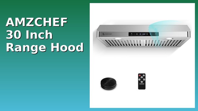 AMZCHEF 30-inch stainless steel under-cabinet range hood