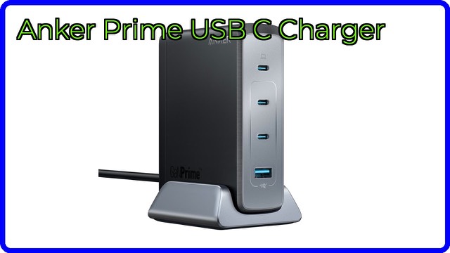 Anker Prime 240W four-port GaN desktop charger