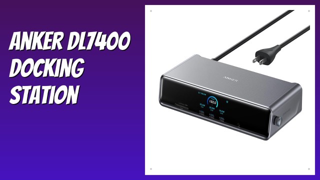 Anker Prime DL7400 14-port docking station with smart display