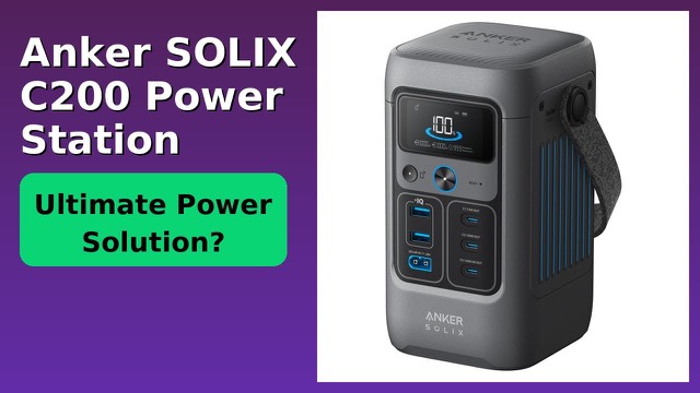 Anker SOLIX C200 DC compact portable power station