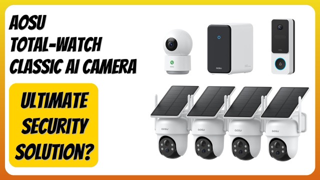 aosu Total-Watch Classic AI Suite with outdoor cameras, doorbell and indoor camera