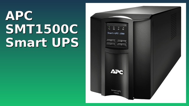 APC Smart-UPS SMT1500C 1500VA tower UPS battery backup