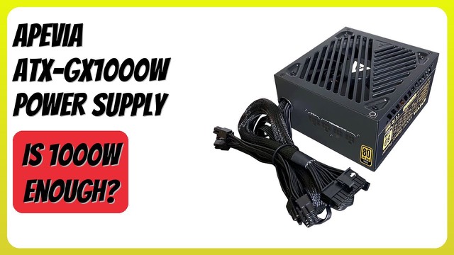 Apevia Galaxy ATX-GX1000W 1000W semi-modular ATX power supply