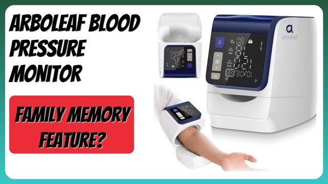 Arboleaf U90B arm-in blood pressure monitor with large digital display