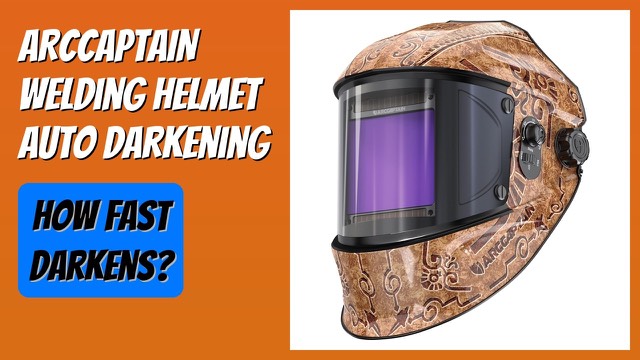 ARCCAPTAIN LY800J auto darkening welding helmet with large lens
