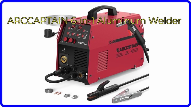 ARCCAPTAIN MIG200 Fit multiprocess MIG welder