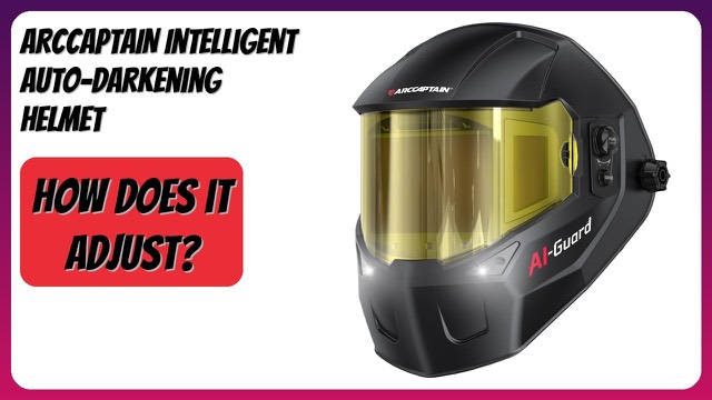 ARCCAPTAIN RL-600LA panoramic welding helmet with side lenses
