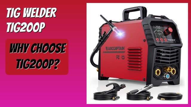 ARCCAPTAIN TIG200P 200A multi-process TIG and stick welder