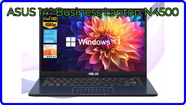 ASUS 14-inch laptop with Full HD display and NumberPad touchpad