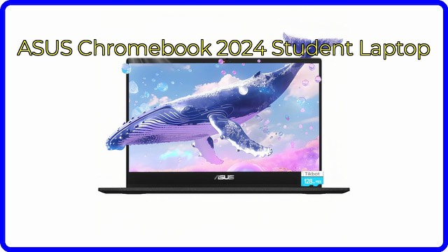 ASUS 14-inch Chromebook laptop, open