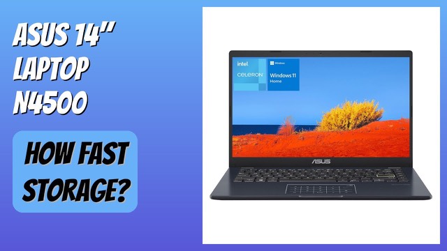 ASUS 14-inch laptop in Quiet Blue with the lid open