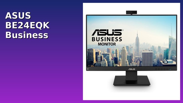 ASUS BE24EQK 23.8-inch frameless monitor with built-in webcam