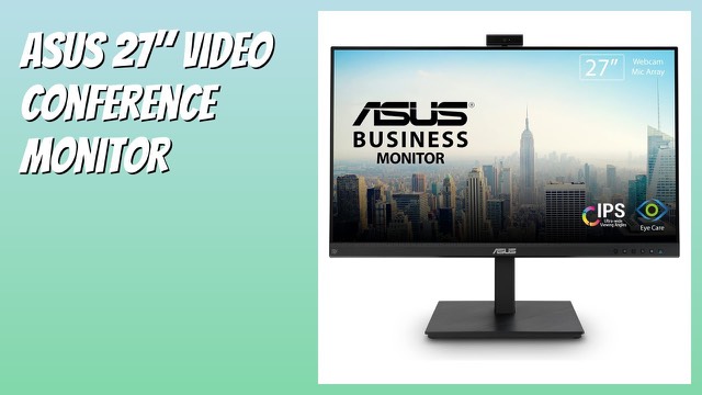 ASUS BE279QSK 27-inch monitor with built-in webcam