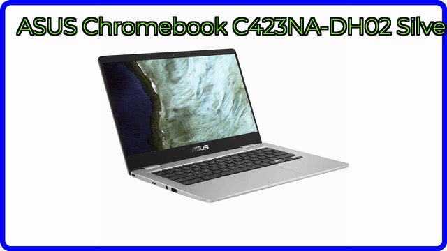 ASUS Chromebook C423 14-inch laptop in silver