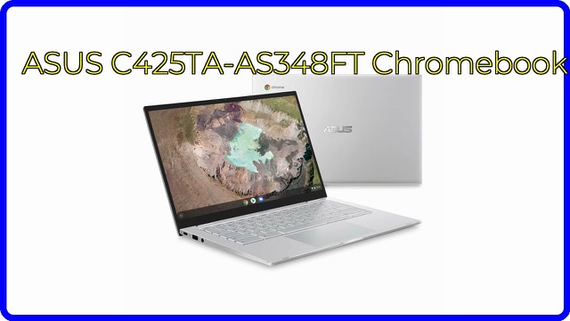 ASUS Chromebook C425 14-inch silver laptop with NanoEdge touchscreen
