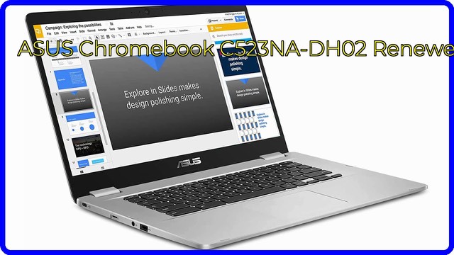 ASUS Chromebook C523NA 15.6-inch laptop in silver