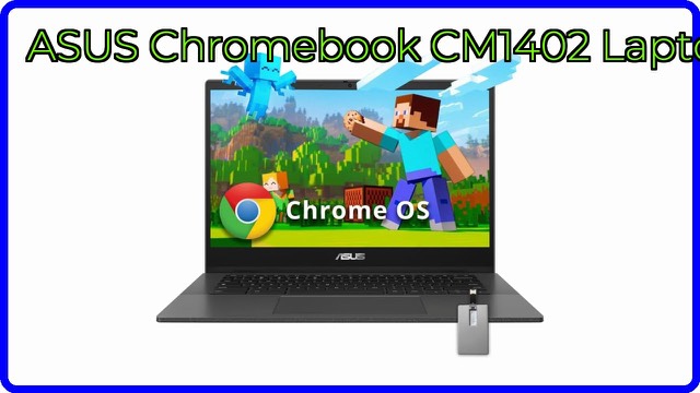 ASUS Chromebook CM1402 14-inch laptop in Gravity Gray