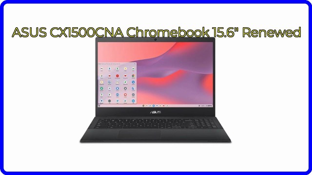 ASUS CX1500CNA 15.6-inch Chromebook in black