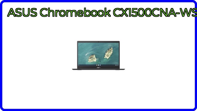 ASUS Chromebook CX1500 15.6-inch laptop in Mineral Gray