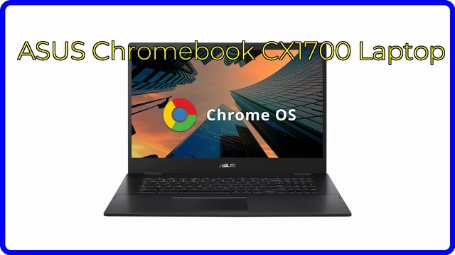 ASUS Chromebook CX1700 17.3-inch laptop in grey