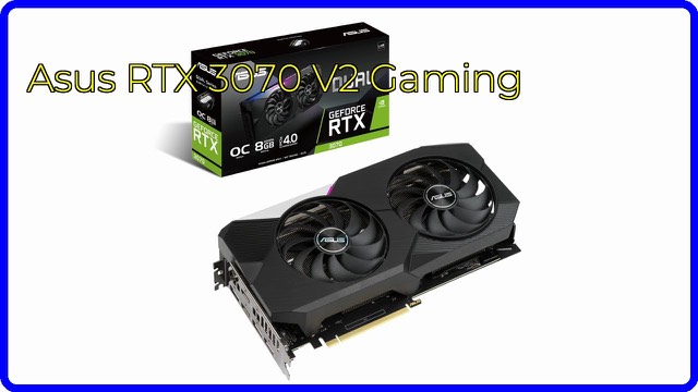 ASUS Dual GeForce RTX 3070 V2 OC Edition graphics card with two fans