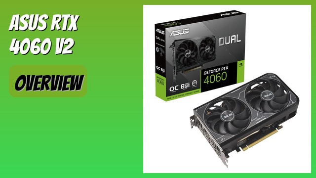 ASUS Dual GeForce RTX 4060 graphics card with two fans
