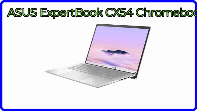 ASUS ExpertBook CX54 Chromebook Plus in Fog Silver