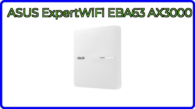 ASUS ExpertWiFi EBA63 white ceiling-mount WiFi 6 access point
