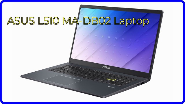 ASUS L510MA ultra thin 15.6-inch laptop in black