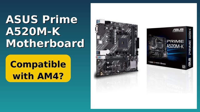 ASUS Prime A520M-K micro-ATX AM4 motherboard