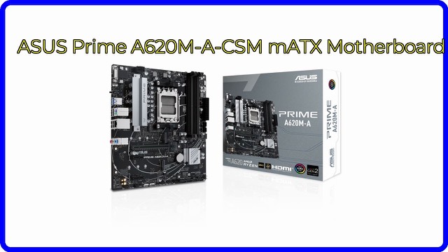 ASUS Prime A620M-A-CSM micro-ATX AM5 motherboard