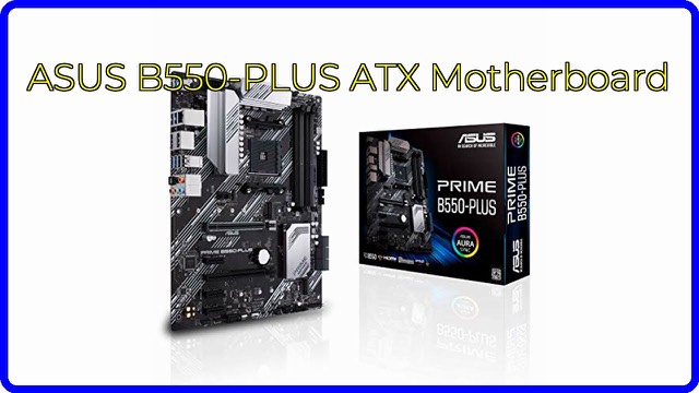 ASUS Prime B550-PLUS ATX motherboard for AMD AM4 processors