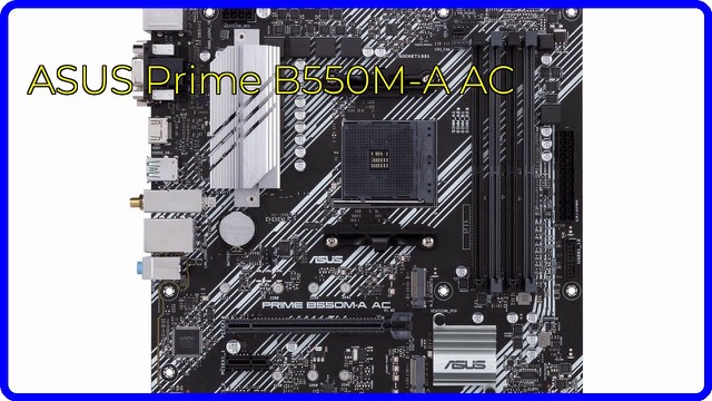 ASUS Prime B550M-A AC Micro ATX motherboard for AMD AM4