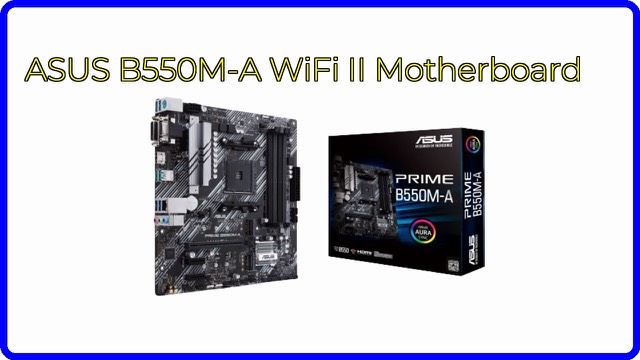 ASUS Prime B550M-A WiFi II Micro ATX AM4 motherboard