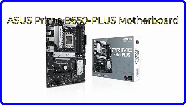 ASUS Prime B650-PLUS ATX motherboard for AMD Ryzen 7000