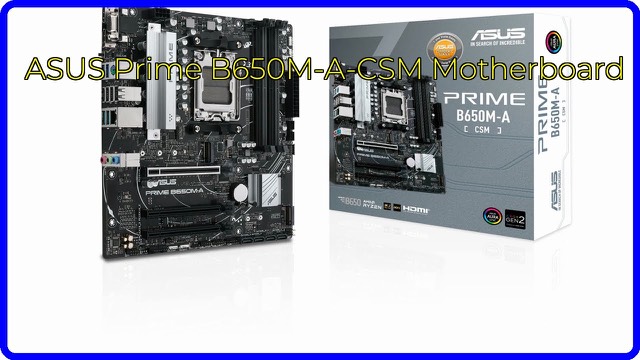 ASUS Prime B650M-A-CSM micro-ATX commercial motherboard