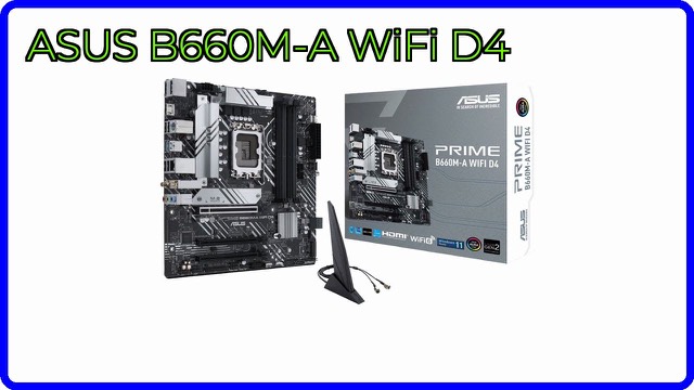 ASUS Prime B660M-A WiFi D4 micro-ATX motherboard
