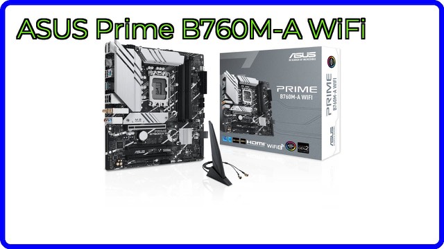 ASUS Prime B760M-A WiFi micro-ATX motherboard