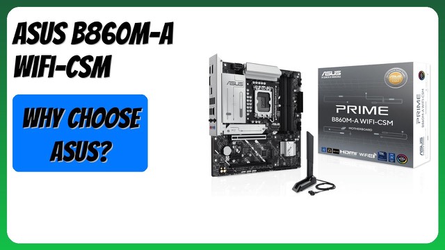 ASUS Prime B860M-A WiFi-CSM motherboard with M.2 heatsink
