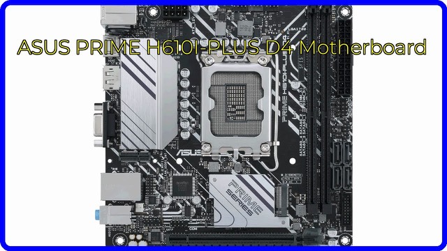 ASUS PRIME H610I-PLUS D4 mini-ITX motherboard with heatsinks