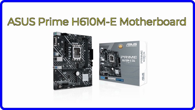 ASUS Prime H610M-E D4-CSM micro-ATX motherboard