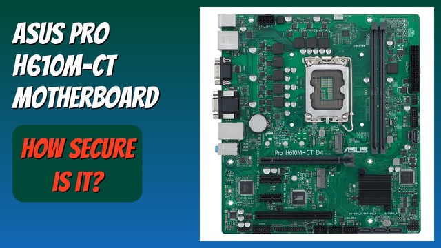 ASUS Pro H610M-CT D4-CSM micro-ATX commercial motherboard