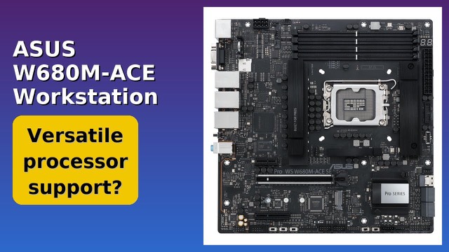 ASUS Pro WS W680M-ACE SE micro-ATX workstation motherboard