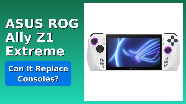 ASUS ROG Ally white handheld gaming PC with 7-inch screen