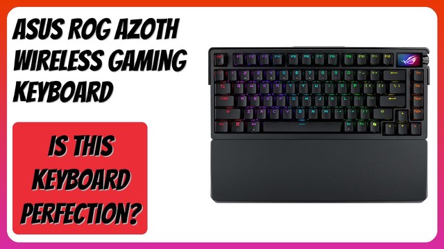 ASUS ROG Azoth Extreme 75 percent wireless mechanical gaming keyboard in black