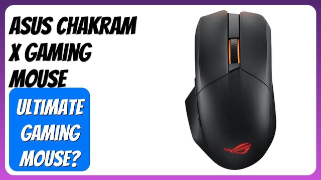 ASUS ROG Chakram X Origin wireless gaming mouse with joystick
